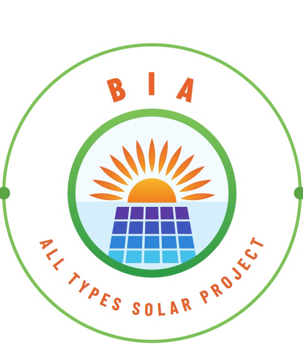 Bharat Infra Company Solar Infrastructure Logo